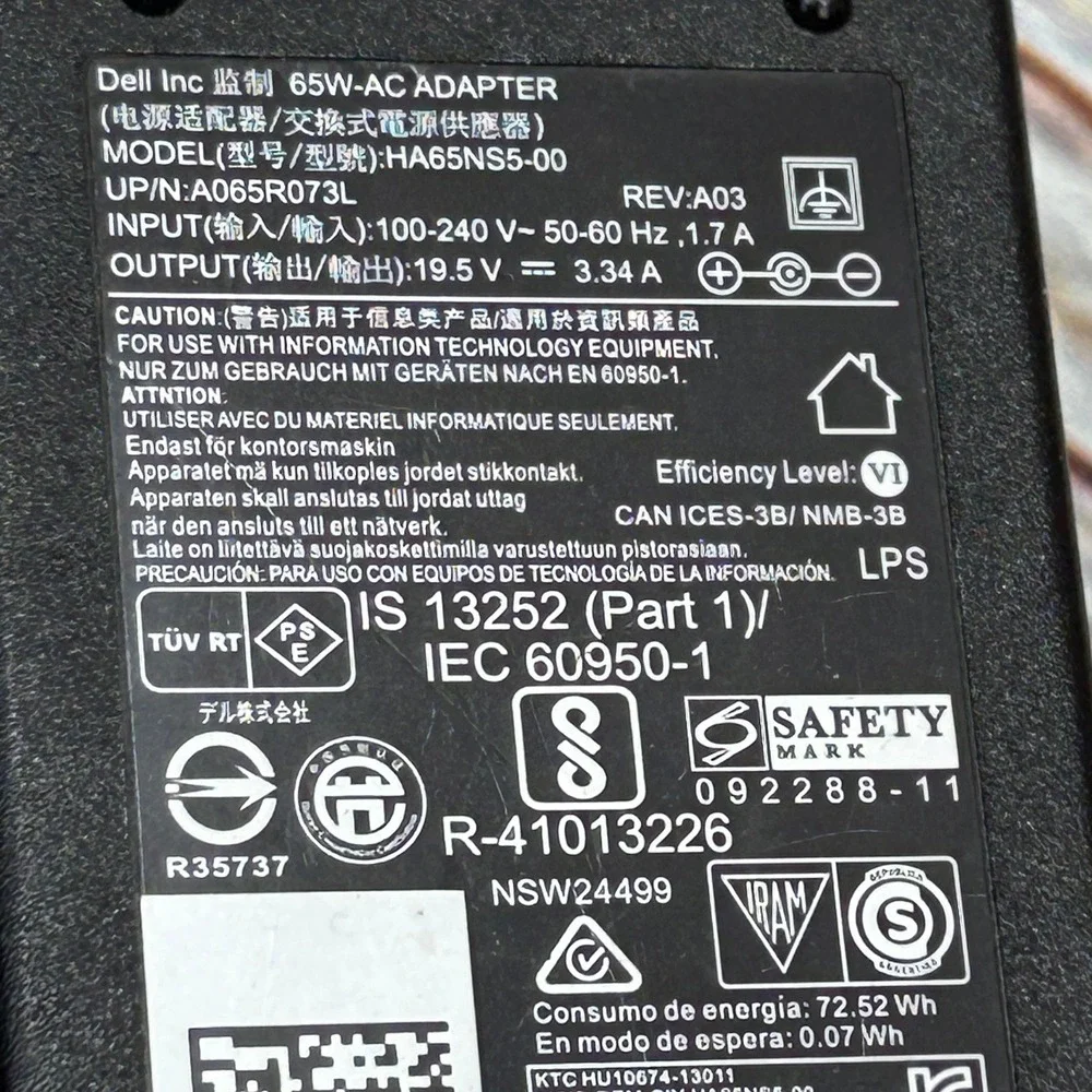 Dell genuine 65w